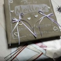 Mon coussin alliance brodé par mes mains - 1
