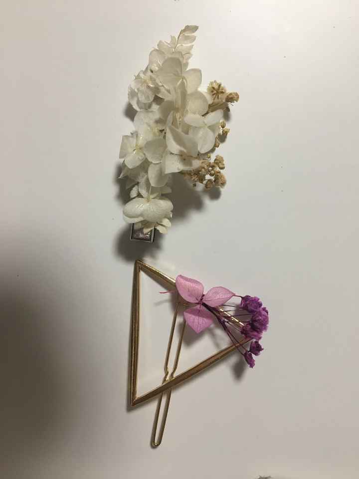 Barrettes fleuries - 1