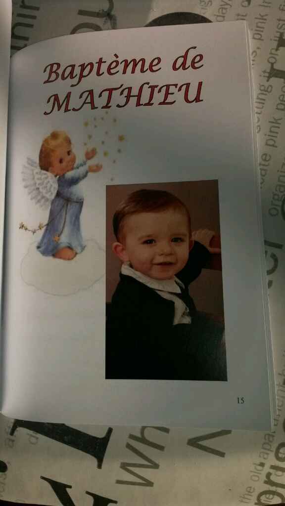 Livret de messe mariage + bapteme - 1