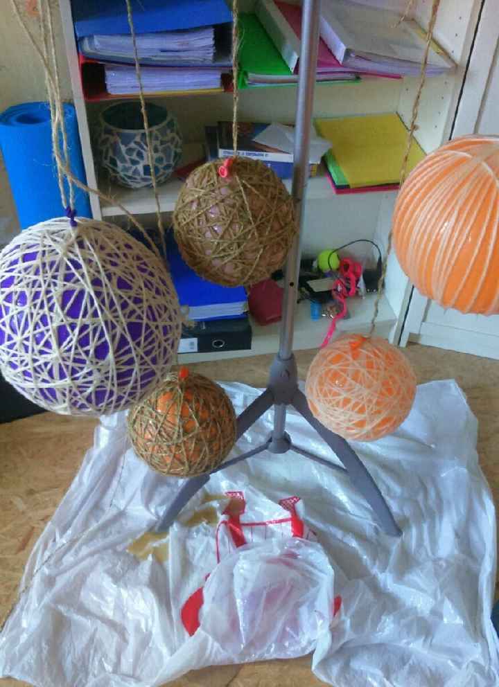 Mes diy du week-end: " string balloon" - 3