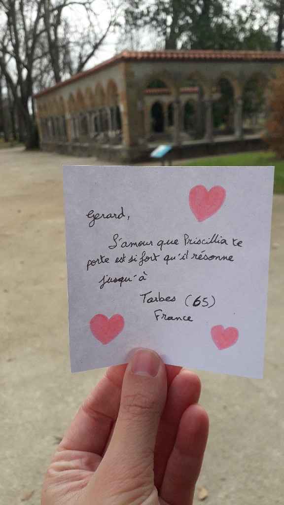 Love note , il me manque quelques départements - 1