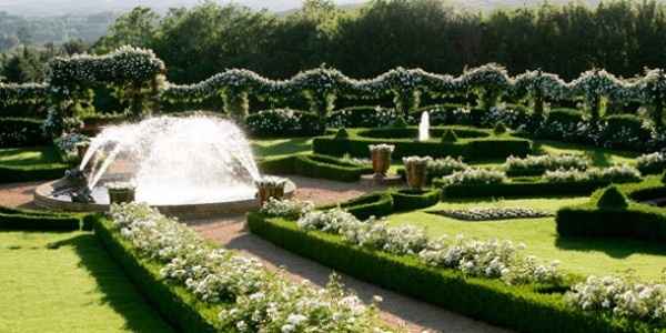 Une partie des jardins où nous ferons le VH