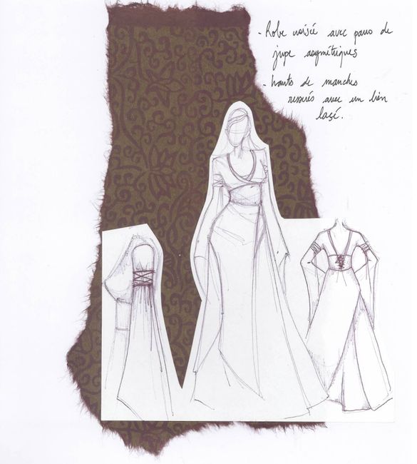 le modèle de ma robe