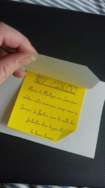 Faire part fini - 2