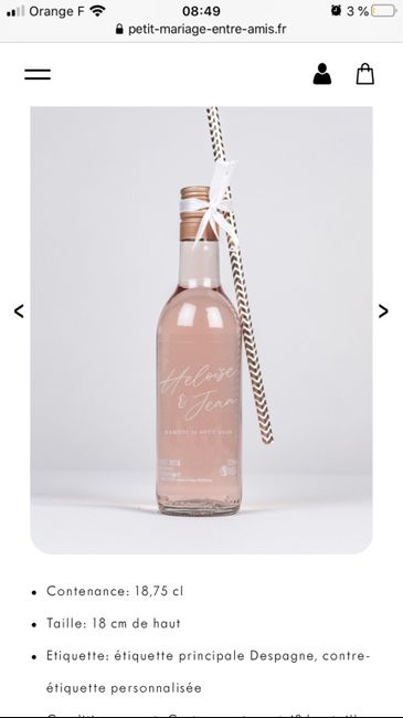 Cadeaux pour les invités. 1