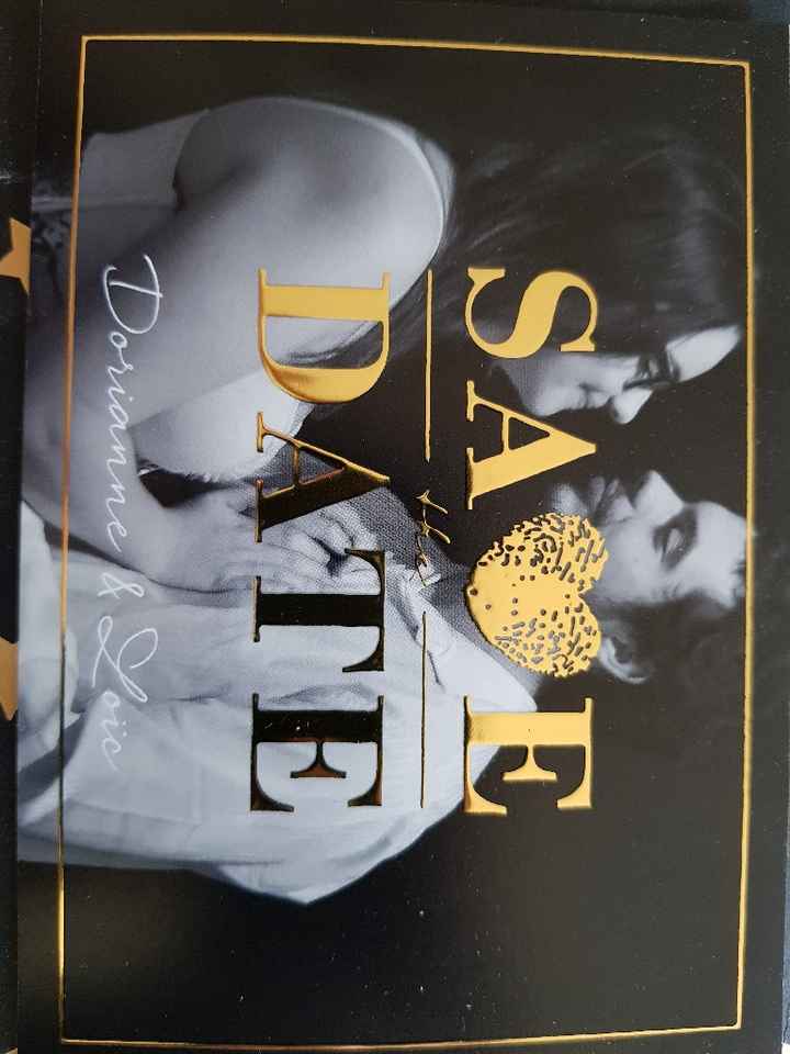 Save the date (échantillon) reçu #amoureuse - 1