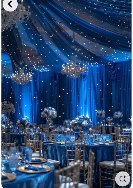 Mariage sur le thème " ce rêve bleu " 1
