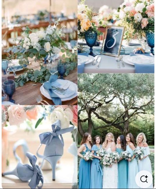 Mariage sur le thème " ce rêve bleu " 5
