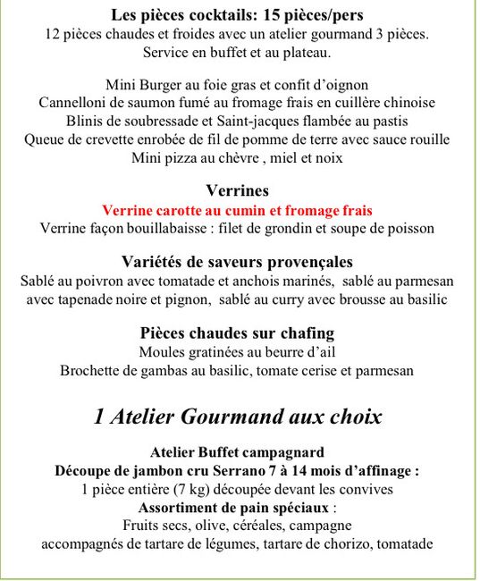 Clap de fin pour l’organisation traiteur 1