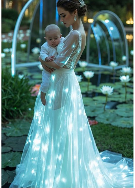 Robe de mariée oui mais … lumineuse ! 3