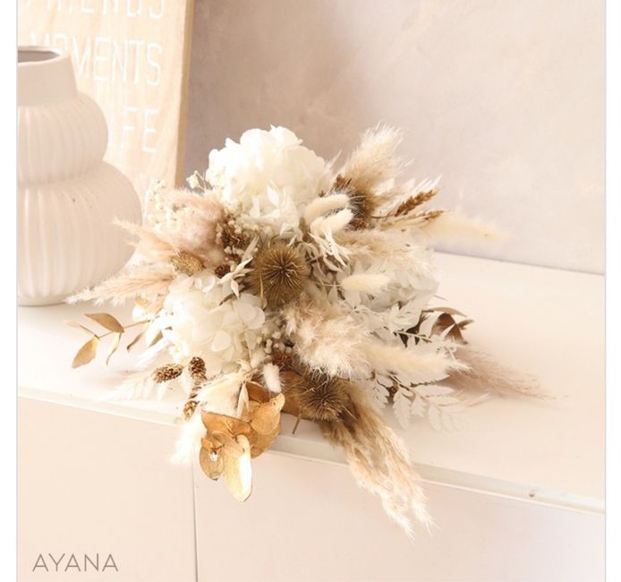 Bouquet de mariée fleurs séchées Flowrette 3