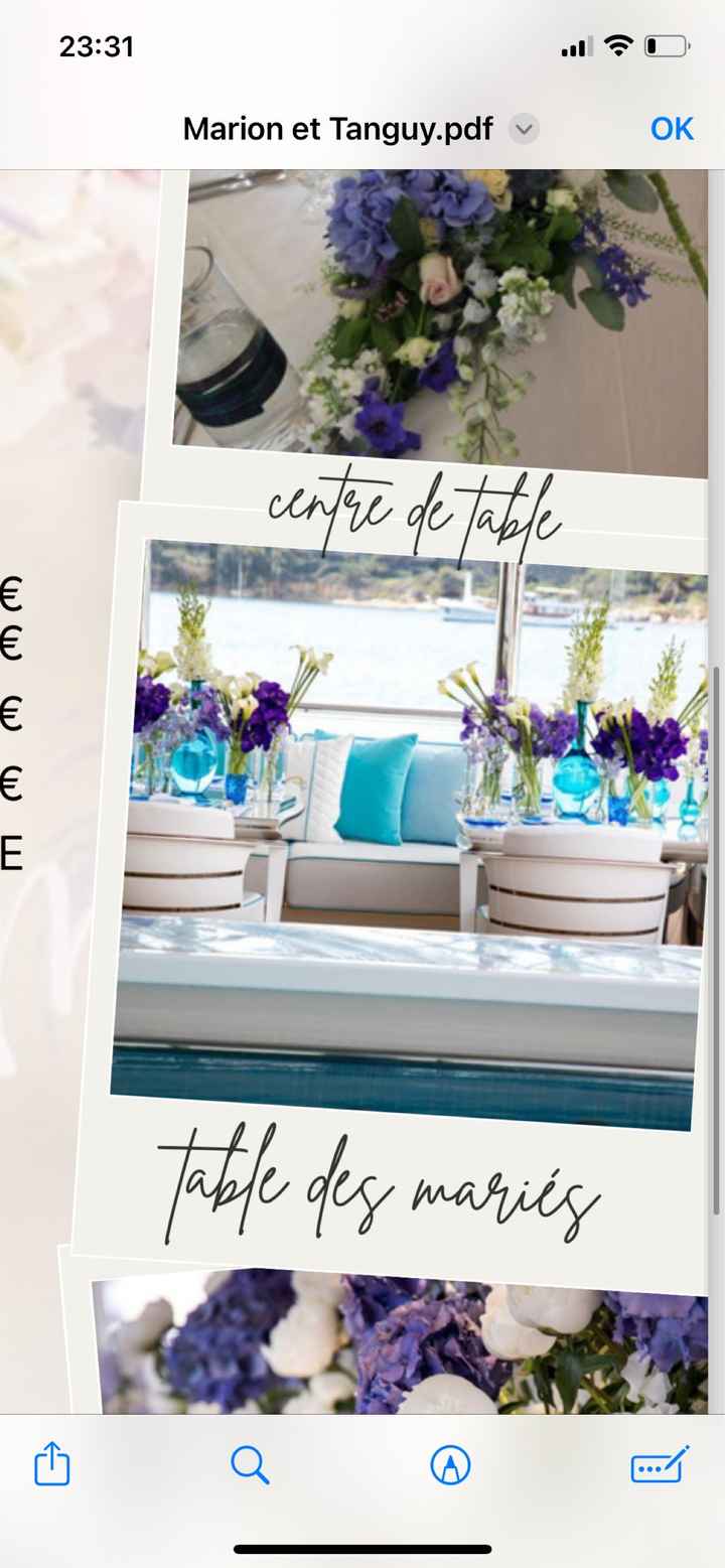 Couleur mariage bleu et blanc - 1