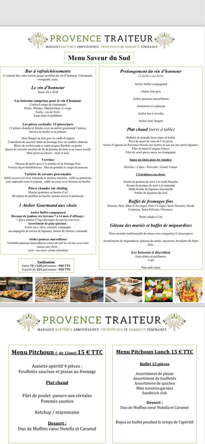 Idées de repas de mariage? - 1