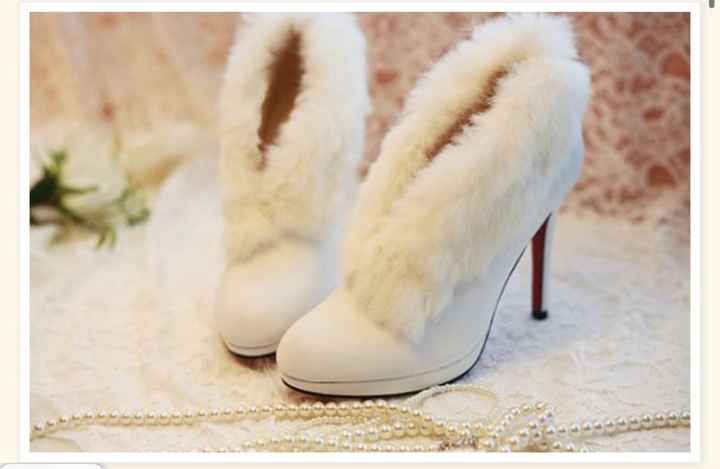Mariage d’hiver - Les chaussures ! - 1