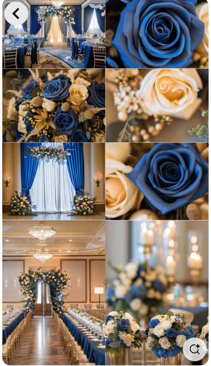 Mariage sur le thème " ce rêve bleu " - 2