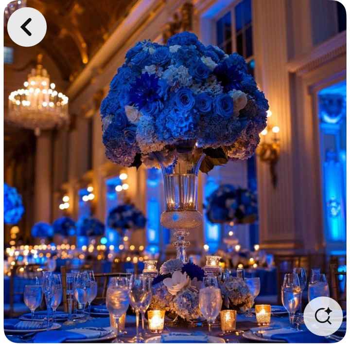 Mariage sur le thème " ce rêve bleu " - 3