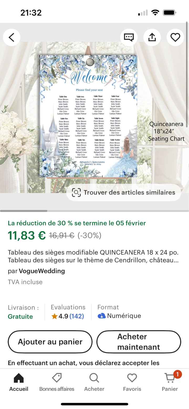 Plan de Table Partie 1-  & autres avancées 😁 - 2