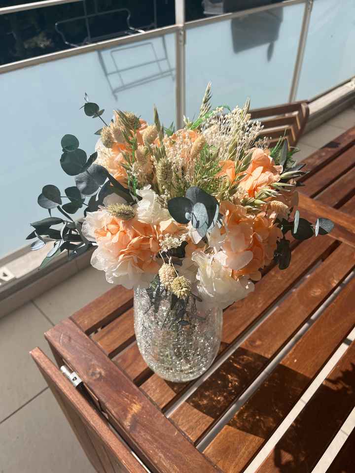 Bouquet en fleurs stabilisées - 1