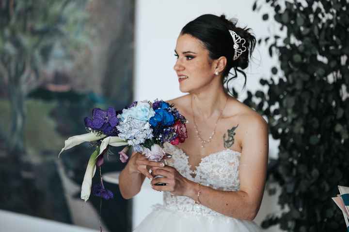 Robe de mariée en été - 2