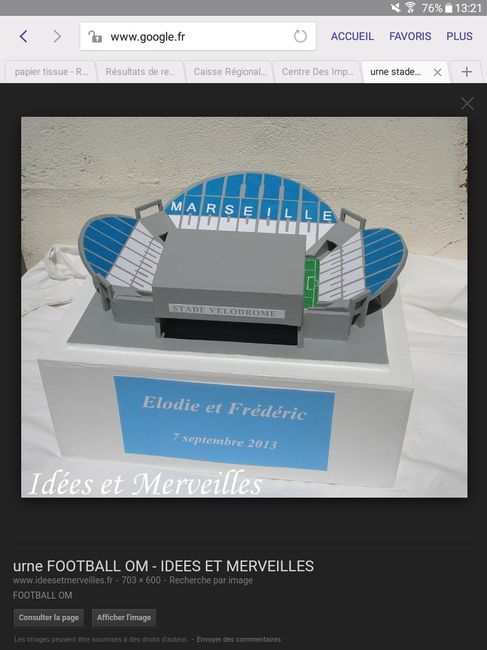 Mariage theme football - 1