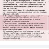 Vin d'honneur et protocole sanitaire - 1