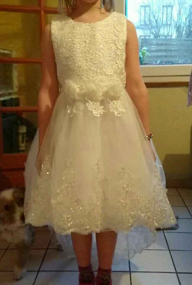 Robe de ma minette arrivée.. - 2