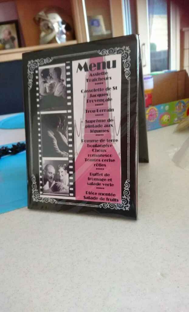 Menu terminé - 1