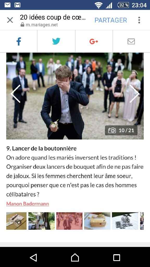 Lancer de bouquets pour mr - 1