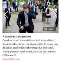 Lancer de bouquets pour mr - 1