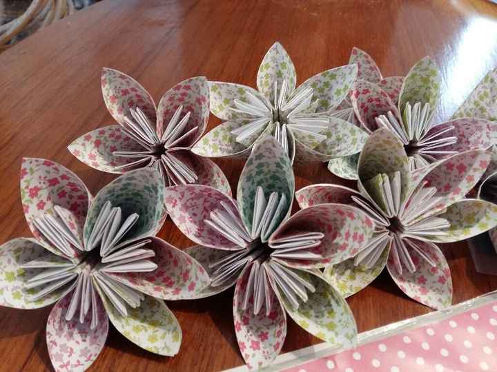 Fleurs origami - 1