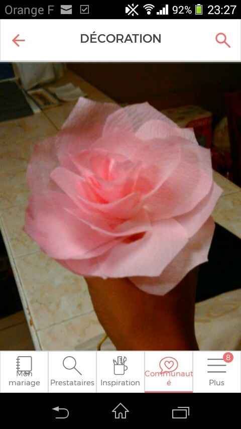 Roses en filtre a café - 1