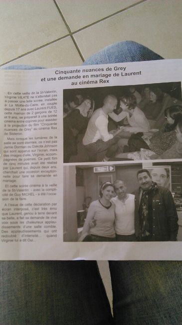 Quelle est la photo de votre demande en mariage ? - 1