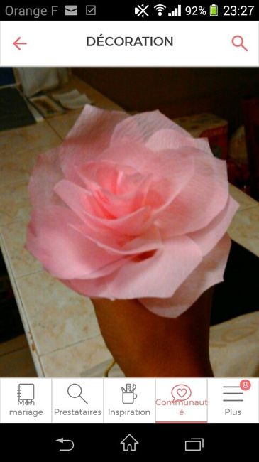 Roses en filtre a café - 1