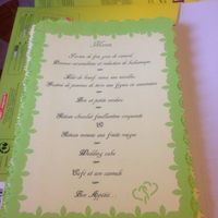 Mes menus ....