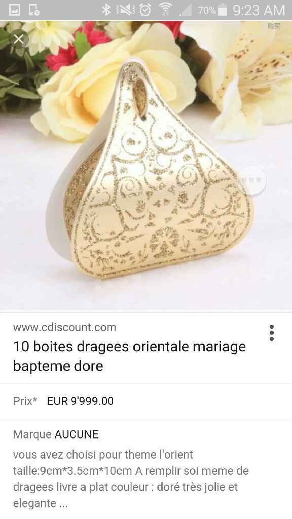 Montrer moi vos boites a dragées (si vous le voulais bien) - 1