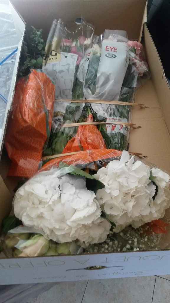 Colis reçu de france fleurs
