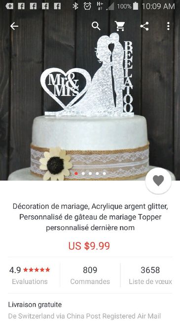 Decoration/figurine gateaux avis - 1