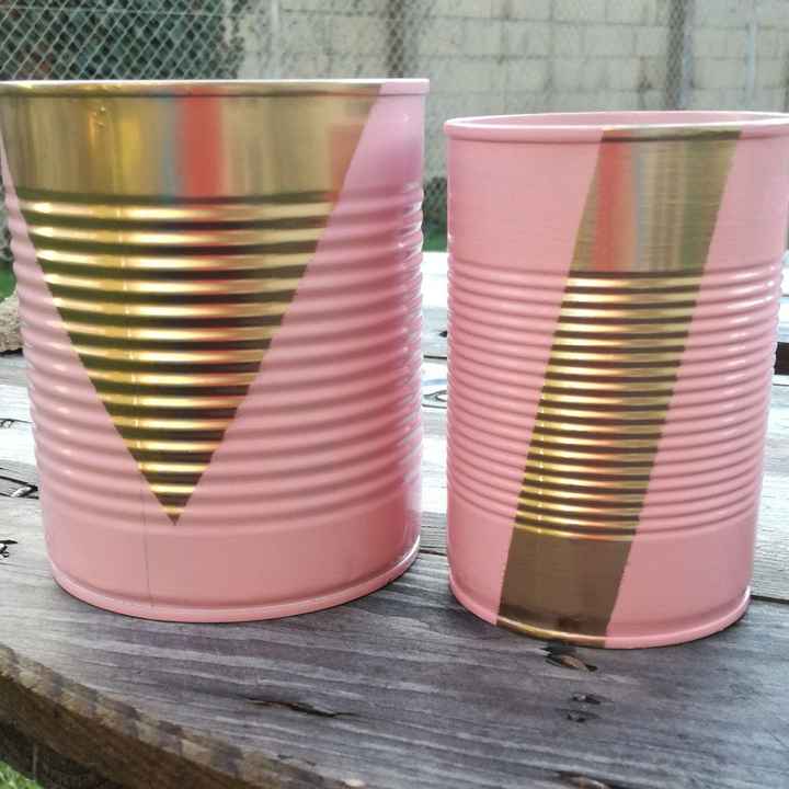 Recyclage pour centre de table