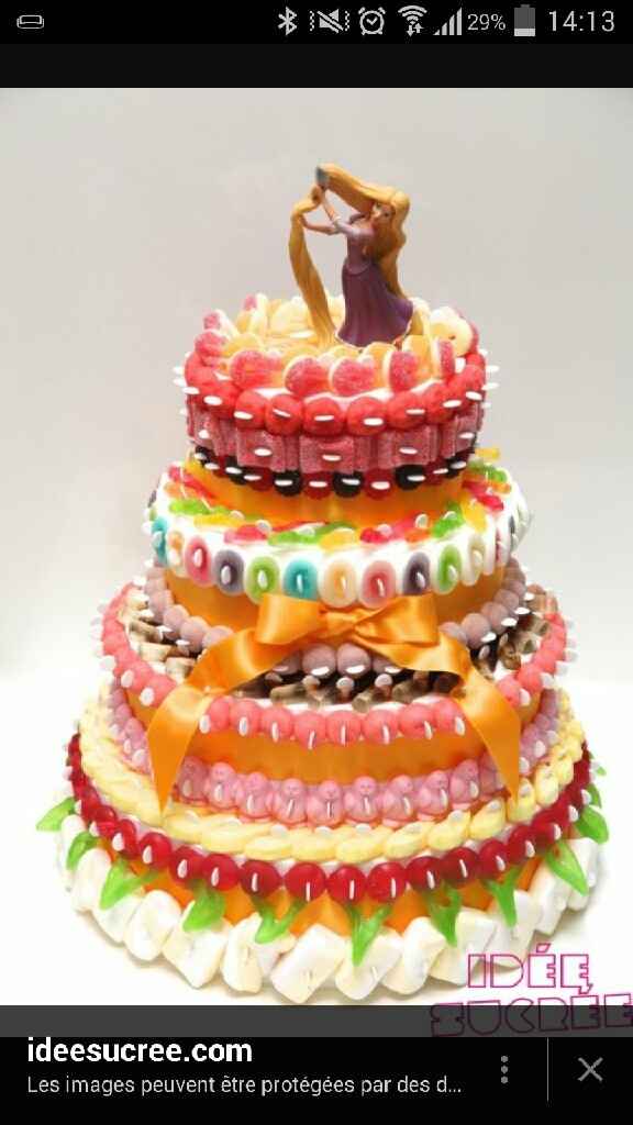 Pièce montée bonbon - 1