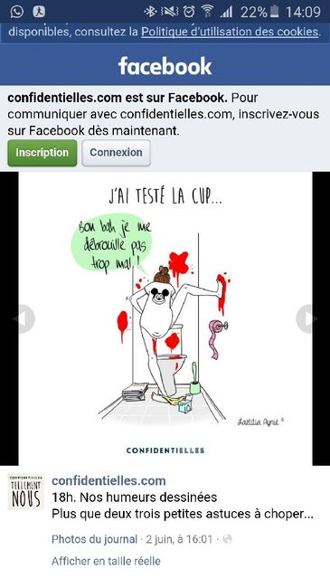 Cup menstruelle je lui dis oui aussi - 1