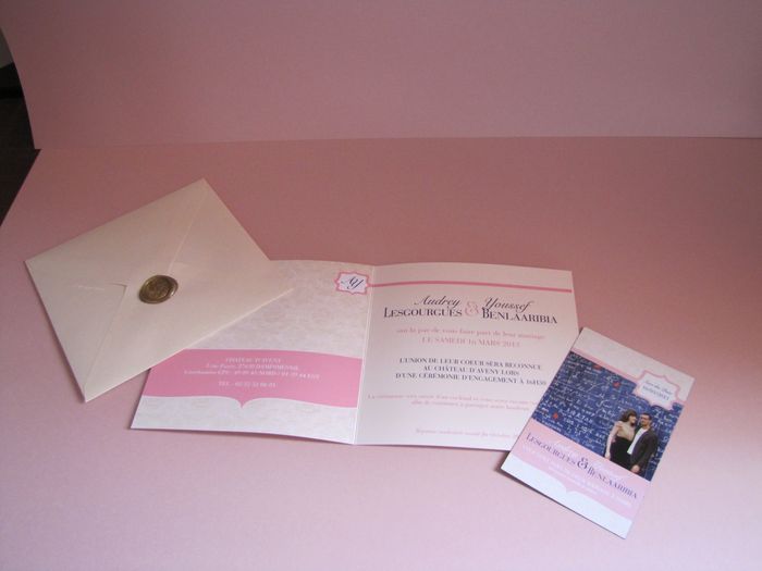 Faire part et save the date en magnet