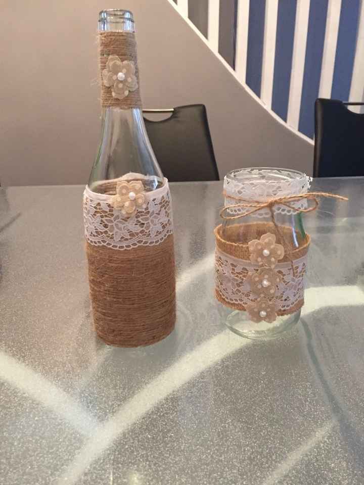 Vase et bougeoirs diy - 1