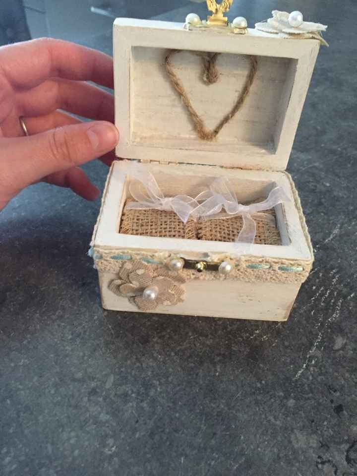 Ma boîte à alliances fait maison - 1