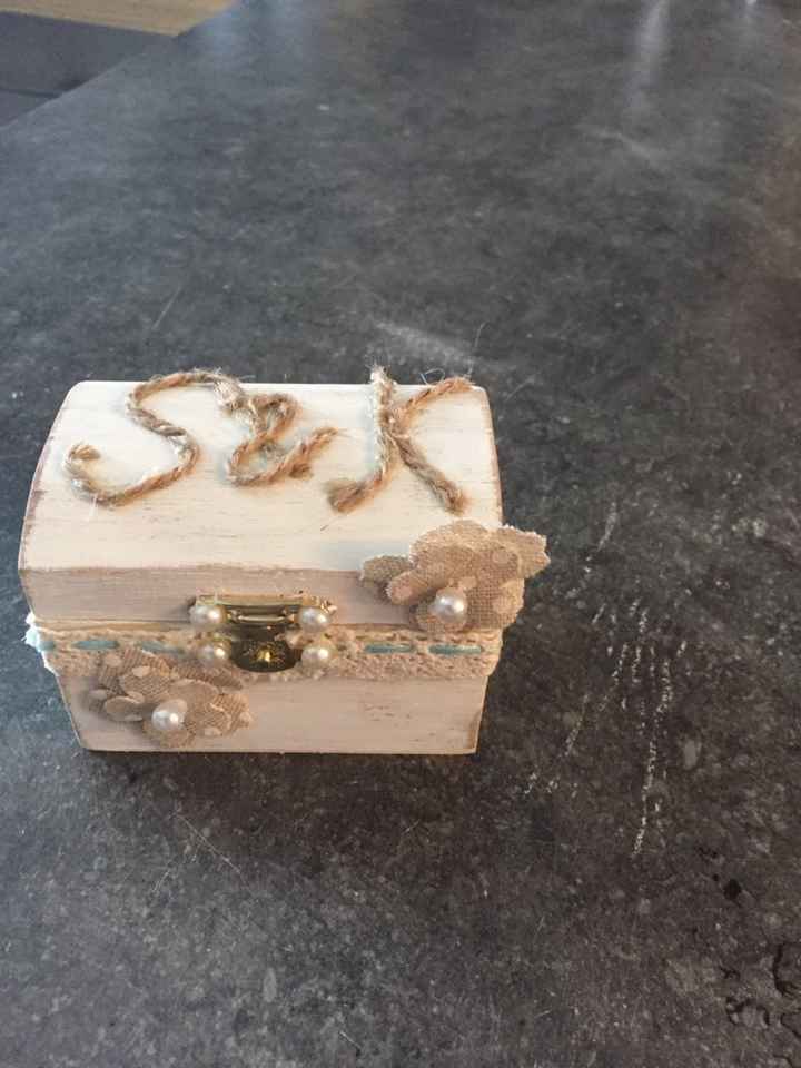 Ma boîte à alliances fait maison - 2