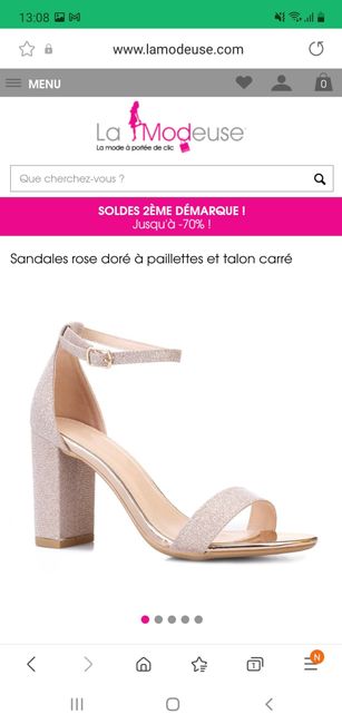 Chaussures rose gold 4