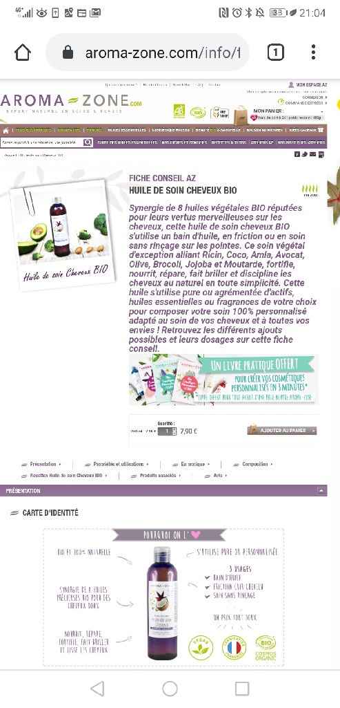 Huile de ricin sur cheveux très fin 🌷 - 1