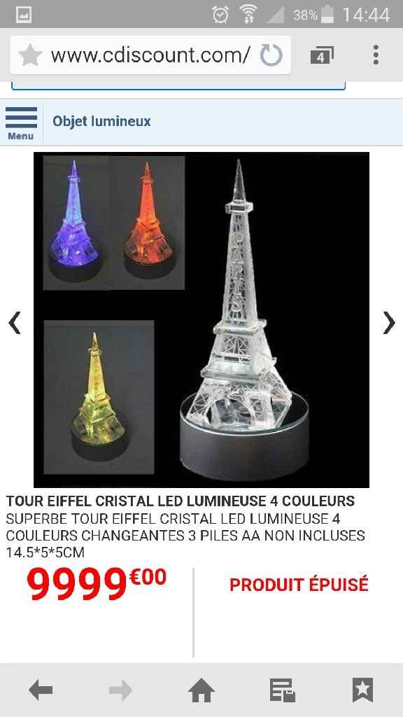 Tour eiffel led - 1