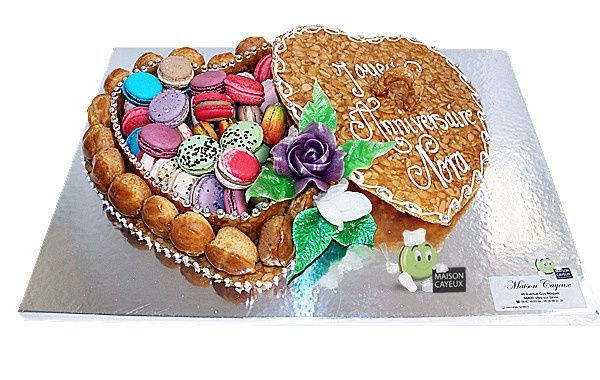 coeur choux et macarons