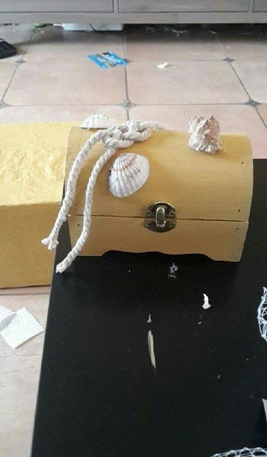 Ma boite à alliances thème mer - 1