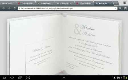 Faire part